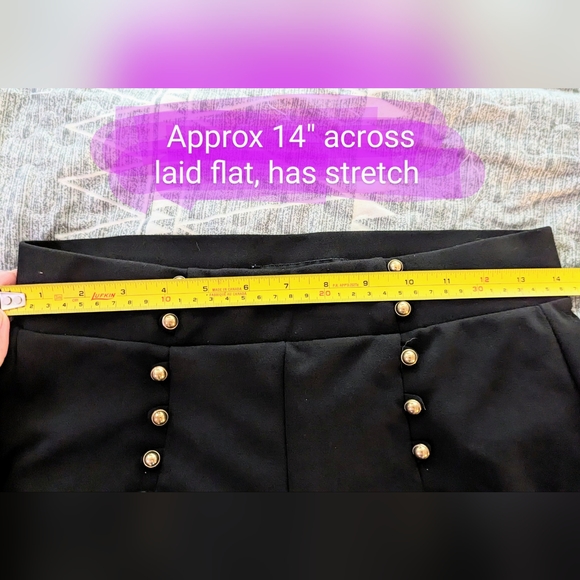 ONE5ONE brand, ladies small, black high waist dress pants, Good used condition - Picture 4 of 12